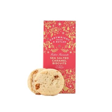 Cartwright & Butler 12 Days Of Christmas - Salted Caramel Biscuits In Carton 200g