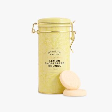 Cartwright & Butler Lemon Shortbread Rounds In Tin 150g