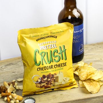 Munchkings Pretzel Crush Cheddar Cheese 125g