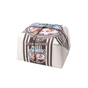 Muzzi Panettone With Chocolate Chips, Coated With Chocolate & Hazelnut Crumb 1000g