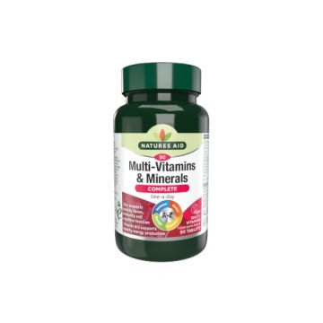 Natures Aid Multi-Vitamins and Minerals 90pk Softgels