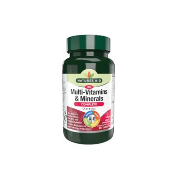 Natures Aid Complete Multi-Vitamins and Minerals 90pk