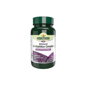 Natures Aid Acidophilus Complex 120pk+60pk Vegicaps