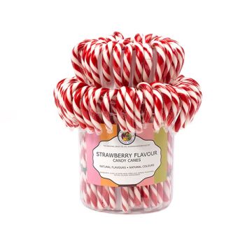 Natural Candy Shop Strawberry Candy Canes 28g
