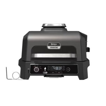 Ninja Woodfire Pro XL Electric BBQ Grill & Smoker With Smart Cook System