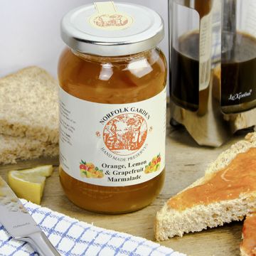 Norfolk Garden Orange, Lemon & Grapefruit Marmalade 454g