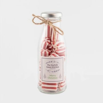 Norfolk Jar Kitchen Red & White Fruit Candy Poles Sweet Bottle