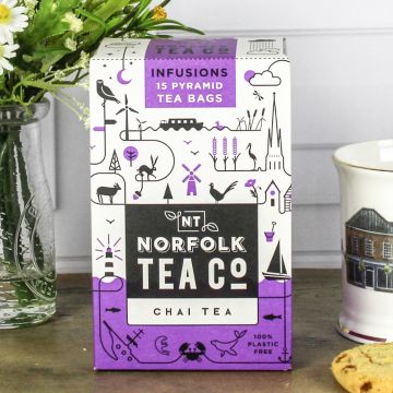 Norfolk Tea Co. - Chai Tea (15 Biodegradable Pyramids)