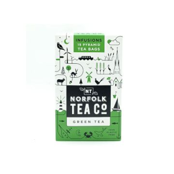 Norfolk Tea Co. - Green Tea (15 Biodegradable Pyramids)