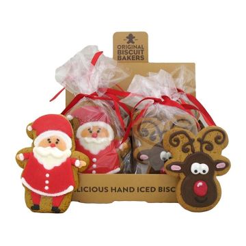 Original Biscuit Bakers Santa Man & Deluxe Reindeer 75g/50g