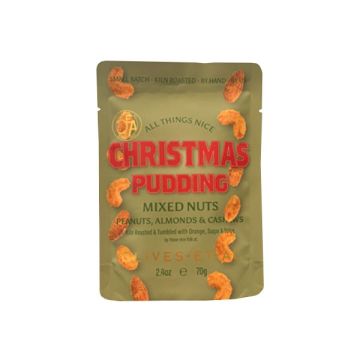 Olives Et Al Christmas Pudding Nuts Pouch 70g