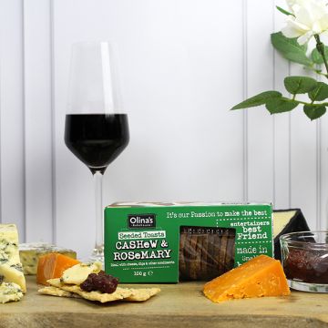 Olina's Bakehouse Seeded Toasts Cashew & Rosemary 100g