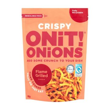 Onit Crispy Onions Flame Grilled Flavour 95g