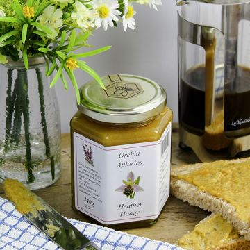 Orchid Apiaries Norfolk Heather Clear Honey 340g