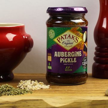 Patak's Brinjal Aubergine Pickle Medium 312g