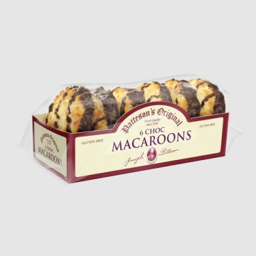 Pattesons Gluten Free Chocolate Macaroons 6pk