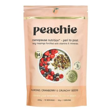 Peachie Almond Cranberry & Crunchy Seeds Menopause Topping 200g   