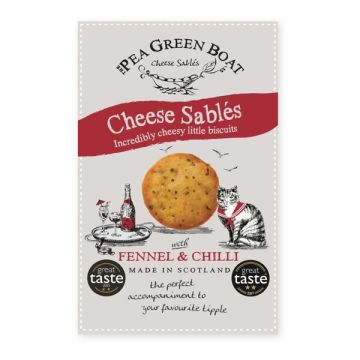 Pea Green Boat Cheese Sablés (Fennel & Chilli) 80g