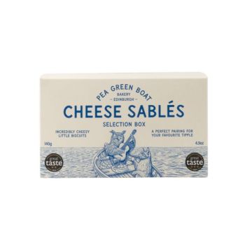 Pea Green Boat Cheese Sables 4 Selection Box 140g