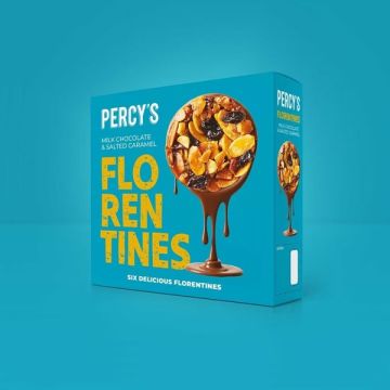 Percy's Milk Chocolate Salted Caramel Florentines 115g