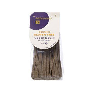 Seggiano Gluten Free Rice and Teff Tagliolini 250g