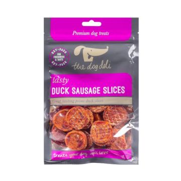The Dog Deli Duck Sausage Slices 100g
