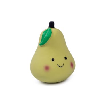Foodie Faces Latex Pear Dog Toy Small