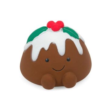 Petface Chrissie Christmas Pudding Latex Dog Toy