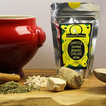 Seasoned Pioneers Whole Chipotle Chillies 15g