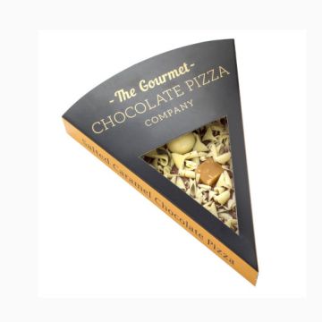 The Gourmet Chocolate Pizza Company Slice Salted Caramel Chocolate Pizza 50g