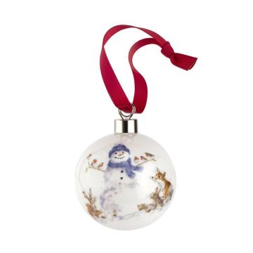 Wrendale Designs Xmas Bauble Gathered Around