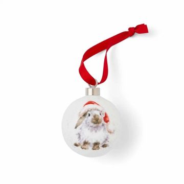 Wrendale Designs Xmas Bauble Ho Ho Ho