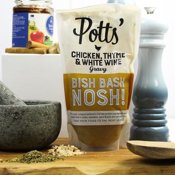 Potts Chicken, Thyme and White Wine Gravy 350g