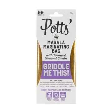 Potts Mango Masala With Roasted Cumin Marinating Bag 150g
