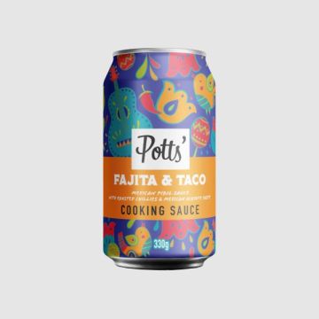 Potts Mexican Fajita Can 330g