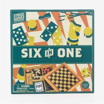 Professor Puzzle Wooden Games Workshop - Six In One Wooden Games Compendium