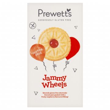 Prewetts Gluten Free Jammy Wheels 142g