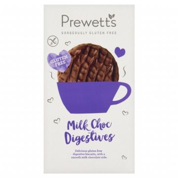 Prewetts Gluten Free Milk Chocolate Digestives 165g