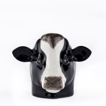 Quail Ceramics Friesian Cow Face Egg Cup