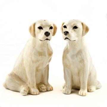 Quail Ceramics Golden Labrador Salt & Pepper Shaker 
