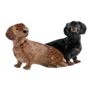 Quail Ceramics Dachshund Salt & Pepper Shaker 