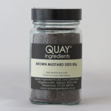 Quay Jar Mustard Seed Brown 80g