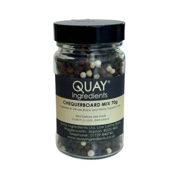Quay Jar Peppercorns Chequerboard Mix 70g