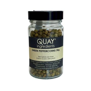 Quay Jar Peppercorns Green Whole 30g