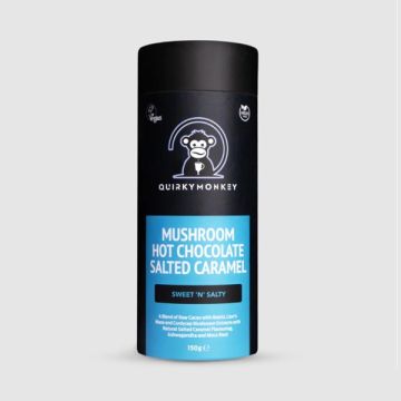Quirky Monkey Mushroom Hot Chocolate Salted Caramel 150g