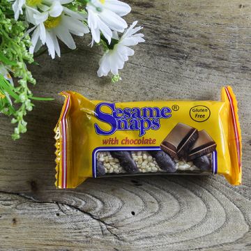 Chocolate Sesame Snaps