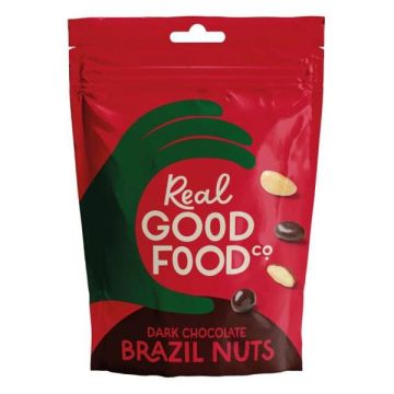 Real Good Food Dark Chocolate Brazil’s Pouch 120g