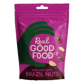 Real Good Food Milk Chocolate Brazil’s Pouch 120g