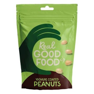 Real Good Food Yoghurt Coated Peanuts Pouch 120g