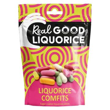 Real Good Liquorice Comfits Pouch 165g